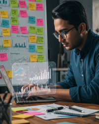 Implantação de processos otimizados e criação de indicadores que permitem o controle e a gestão diária, semanal e mensal.